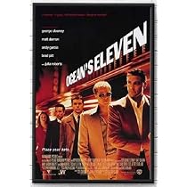 Amazon.co.jp: 【フレーム付-黒-】 映画ポスター オーシャンズ 11